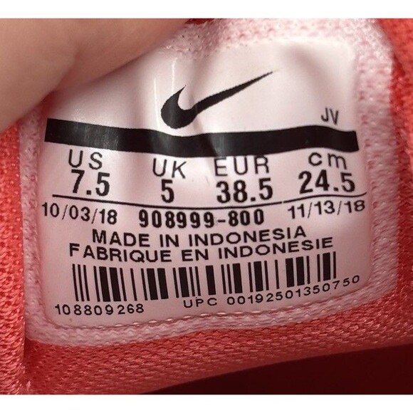 Nike Womens Revolution 4 908999-800 Coral Running Shoes Sneakers Size 7.5 - Picture 8 of 8